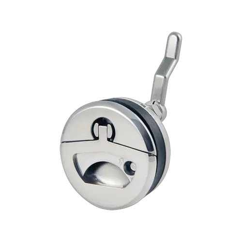 Marine Town - Lift Ring Latch With Lock Stainless Steel 65mm Outside Dia