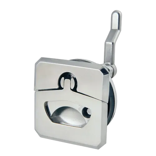 Marine Town - Lift Ring Latch With Lock Stainless Steel 65mm Square