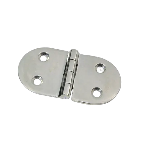 Marine Town - Hinge Rounded Cast G316 Stainless Steel 144mm x 38mm Pair