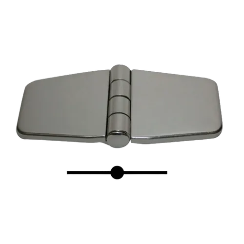 Marine Town Covered Hinge S/Steel 80mm x 40mm x 9mm