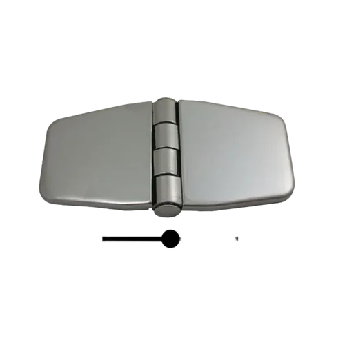 Marine Town Covered Hinge S/Steel Low Profile 80m x 40mm x 7mm