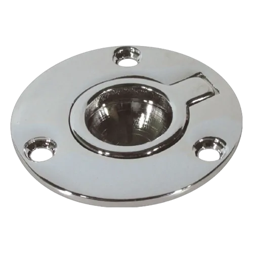 Marine Town - Round Lift Ring Chrome Plated Brass 52mm Dia