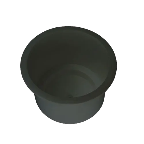 Bla Drink Holder Recessed Black Plastic 110mm Dia
