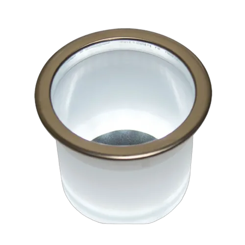 Drink Holder Recessed Stainless Steel With White Led 92mm