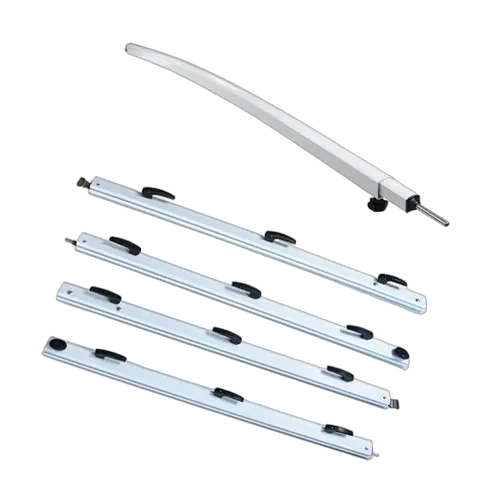 Aussie Traveller Anti-Flap Kit Short White & Aussie Traveller Curved Roof Rafter CRR-2 White