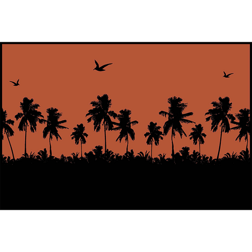 Coast to Coast RV Recycled Plastic Woven Camping Mat Coastal Sunset 2.4 X 5.1m