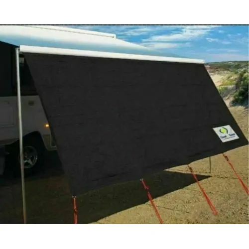 Coast To Coast Front Sunscreen To Suit Fiamma/Carefree Box Awning Black 3.35 x 1.8m