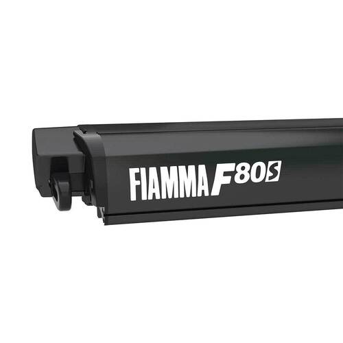 FIAMMA F80S 320 DEEP BLACK AWNING - ROYAL GREY CANOPY. 07831B01R