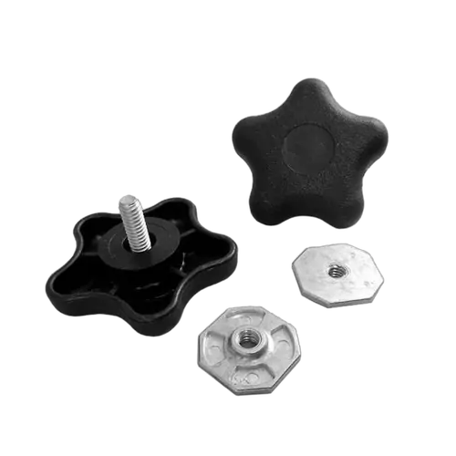 Carefree Awning Locking Knob With Nuts Pair Black