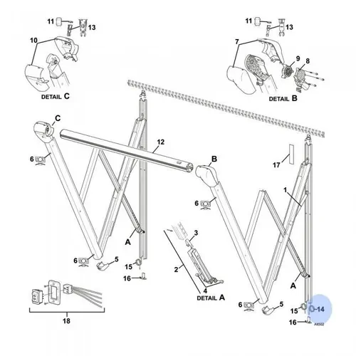 Carefree Altitude Awning Motor Power Harness - R001837