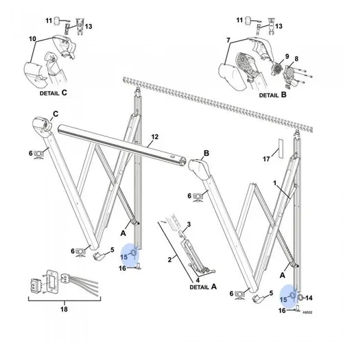 Carefree Altitude Awning Auxiliary Power Harness - R001933
