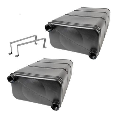 Outback Explorer Modular Caravan & RV Water/Grey Water Tanks 50l Pair + Brackets Kit