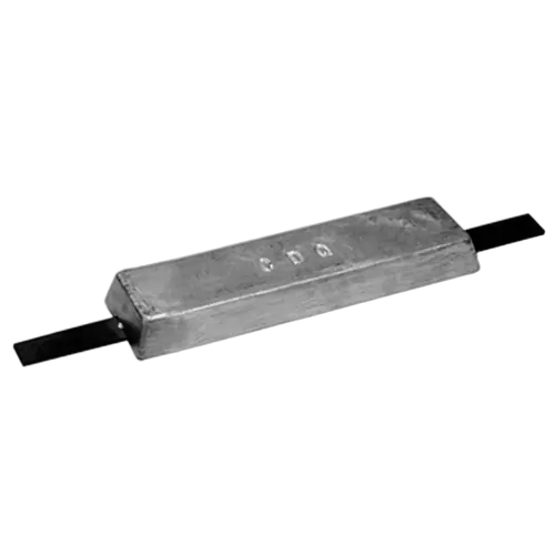 Block Anode Alloy Rectangular With Strap 510mm x 130mm x 50mm