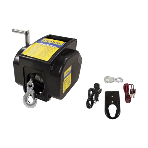 Atlantic Electric Trailer Winch 3000Lb With Cord Remote