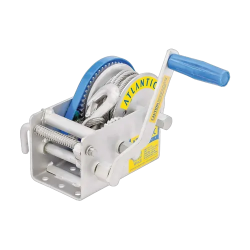 Atlantic Trailer Winch 15/5/1:1 7.5m x 6mm Cable