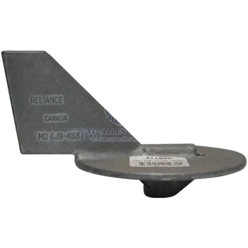 Anode Zinc Outboard Yahama Trim Tab offset