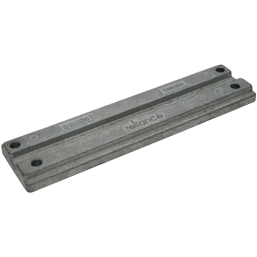 Anode Zinc Outboard Mercury transom Plate 192 x 50 x 11mm