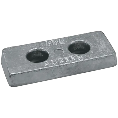Zinc Block Anode Rectangular Bolt on 300 x 60 x 30mm