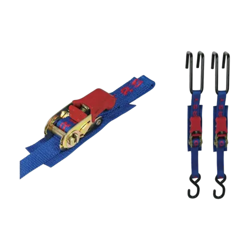 Aerofast Tie Down Ratchet 25mm x 1M Transom Hook Heavy Duty (Pair)