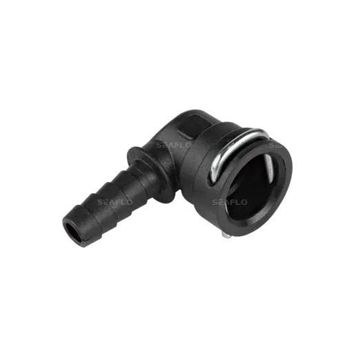 Seaflo Elbow Barb Clip Lock Fitting 1/2"