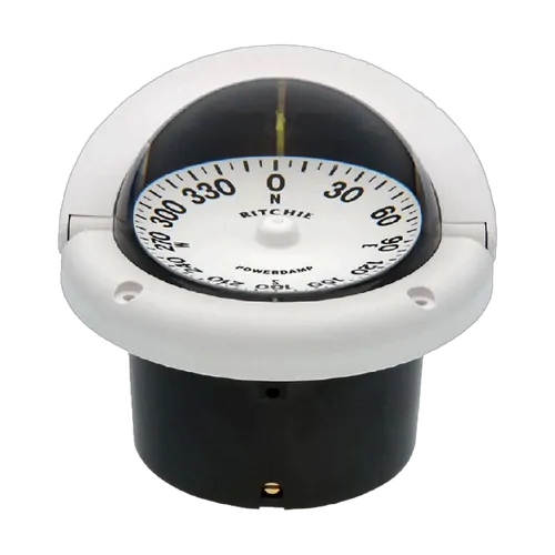 Ritchie Compass Helmsman Flush Mount White Hf-742W 12V
