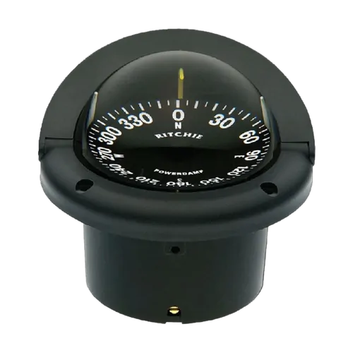 Ritchie Compass Helmsman Flush Mount Black Hf-743 24V