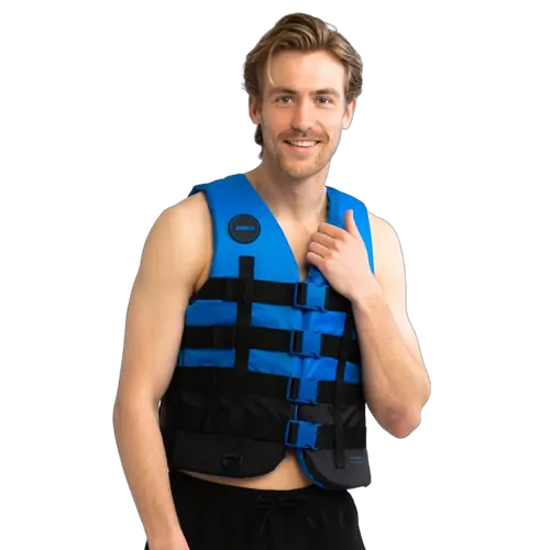 Jobe 4 Buckle Life Vest Blue - Large