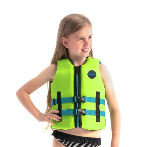 Jobe Neoprene Life Vest Kids Lime Green - Size 6