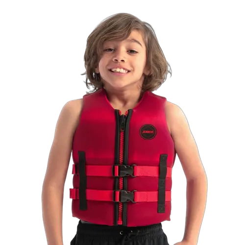 Jobe Neoprene Life Vest Kids Red - Size 6