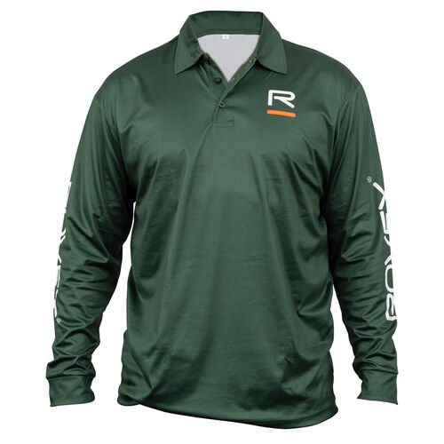 Rovex Sublimated Long Sleeve Shirt Green Adult Small