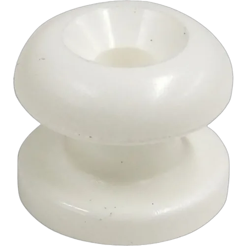 Cord Button Medium White