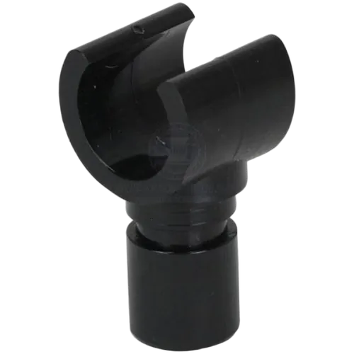 Canopy Tube Clip End Suit 19mm x 1.6mm Tube Black - Pack Of 10