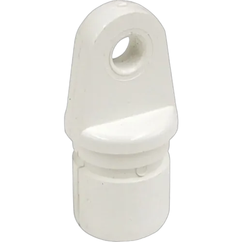 Canopy Tube End Nylon Suit 25mm x 1.6mm Tube White - Pack Of 10