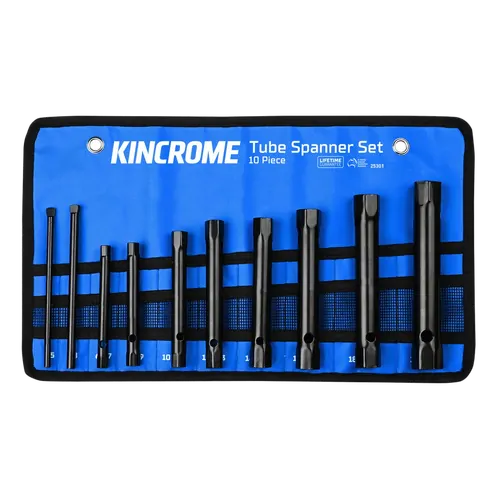 Kincrome Tube Spanner Set 10 Piece - Metric