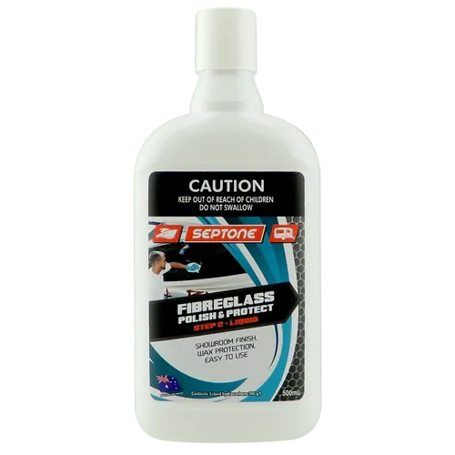 Septone Fibreglass Restorer & Wax Liquid Polish 500Ml