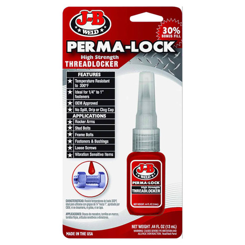J-B Weld Perma-Lock High Strength Threadlocker 13ml