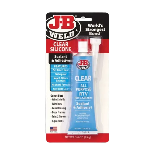 J-B Weld Rtv All Purpose Clear Silicone Tube 85G