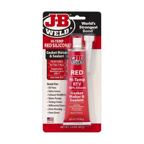 J-B Weld Rtv Hi Temp Red Silicone Tube 85G