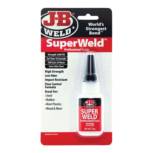 J-B Weld Super Weld Glue Bottle 20G