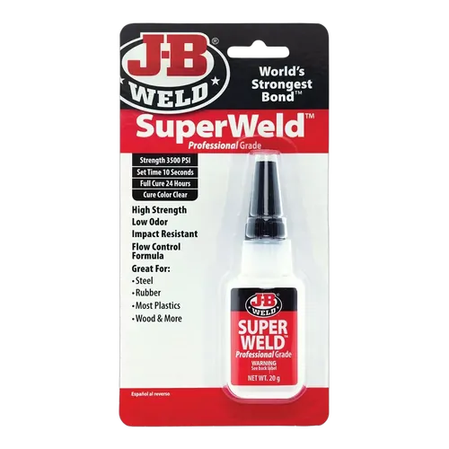 J-B Weld Super Weld Glue Bottle 20G
