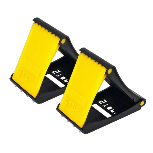 Aussie Traveller Folding Wheel Chocks 2PK