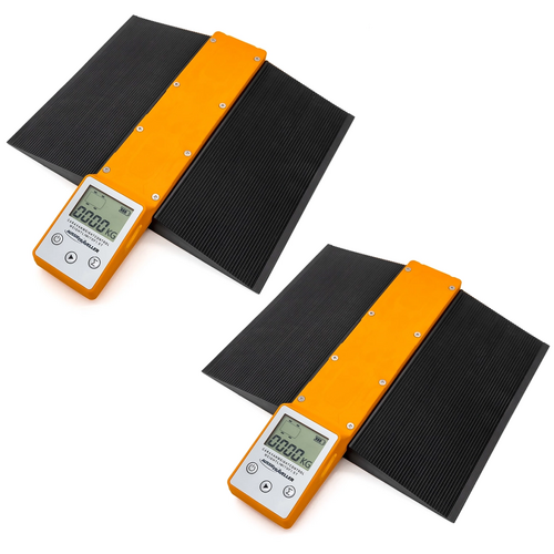 Aussie Traveller 1500kg Digital Wheel Weight Scale inc Ramp Pair