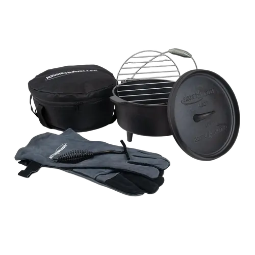 Cast Iron Camp Oven Set - 5 Piece