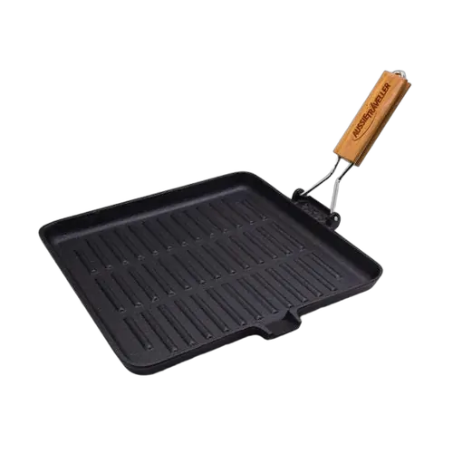 Cast Iron Square Frypan - 24cm