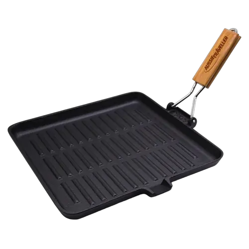 Cast Iron Square Frypan - 28cm