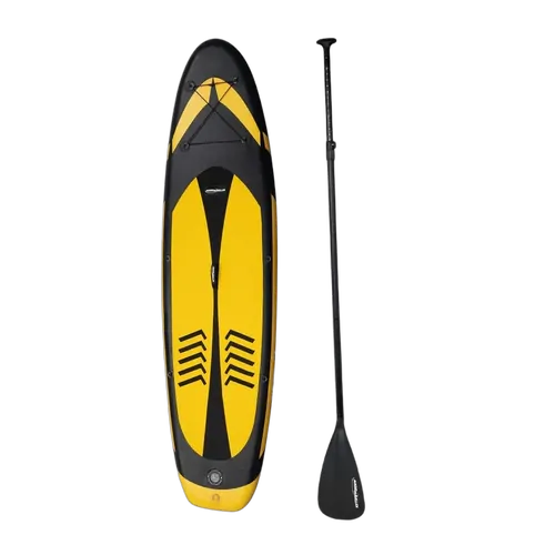 Stand-Up 10'6" Inflatable Paddle Board - Black/Yellow
