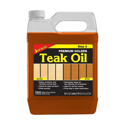 Starbrite Premium Teak Oil 3.78Lt