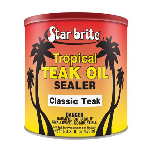 Starbrite Tropical Teak Oil/Sealer Classic 473Ml