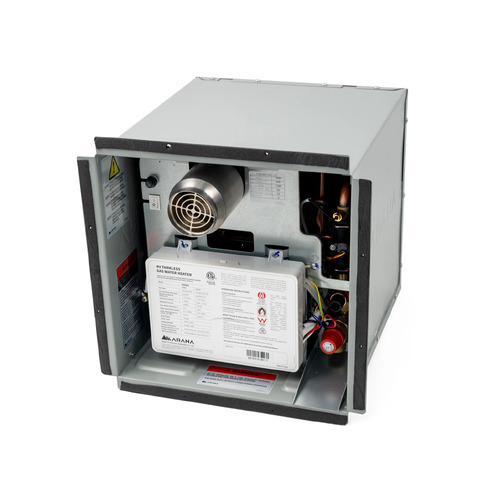 Arana Instantaneous Gas Hot Water Heater Unit W/ Black Door