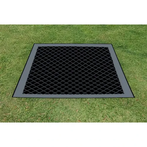 Affordable Camping Mats Gazebo Mat Grey/Black 3.0 x 3.0m